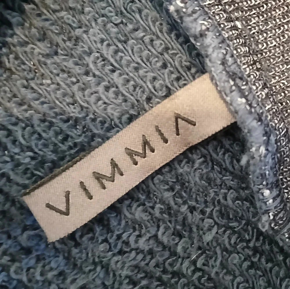 Revolve x Vimmia Sierra Mock Neck Cut Out Open Shoulder Knit Sweater Top Medium - Picture 6 of 6